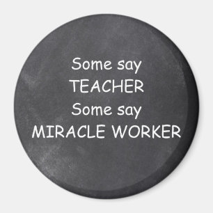 Íman Professor Miracle Worker Chalkboard Design Idea
