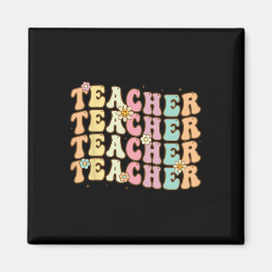 Íman Professor Retro Groovy Inspirador Colorido Byck T