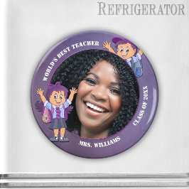 Íman Professor Roxo Obrigado Magnet Personalizado