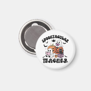 Íman Professor Spooktacular Cute Ghosts Halloween