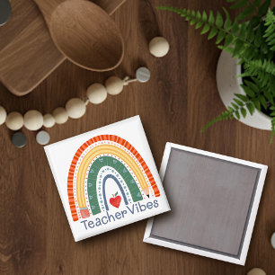 Íman Professor Vibes Divertido Arco-Íris Inspirividade