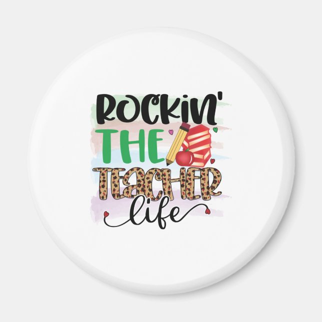 Íman Professora Art Arremessando A Vida Do Professor (Frente)