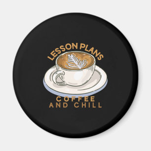 Íman Professora Arte Planeia Café E Enchimento