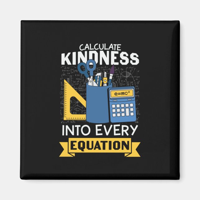 Íman Professora de Matemática Calcula gentileza (Frente)