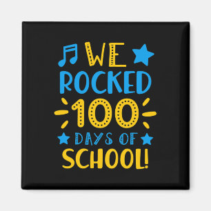 Íman Professora De Música - Feliz 100º Dia Da Escola Qu
