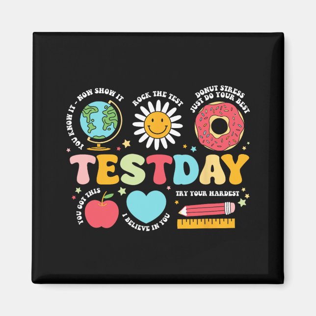 Íman Professora em Motivação no Dia de Teste do Profess (Frente)