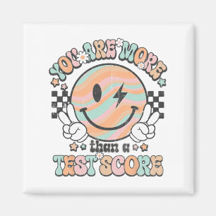 Íman Professora Groovy Sorri Você É Mais Do Que Um Scor