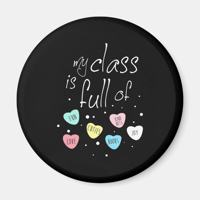 Íman Professora Minha Classe É Cheio De Divertimento (Frente)
