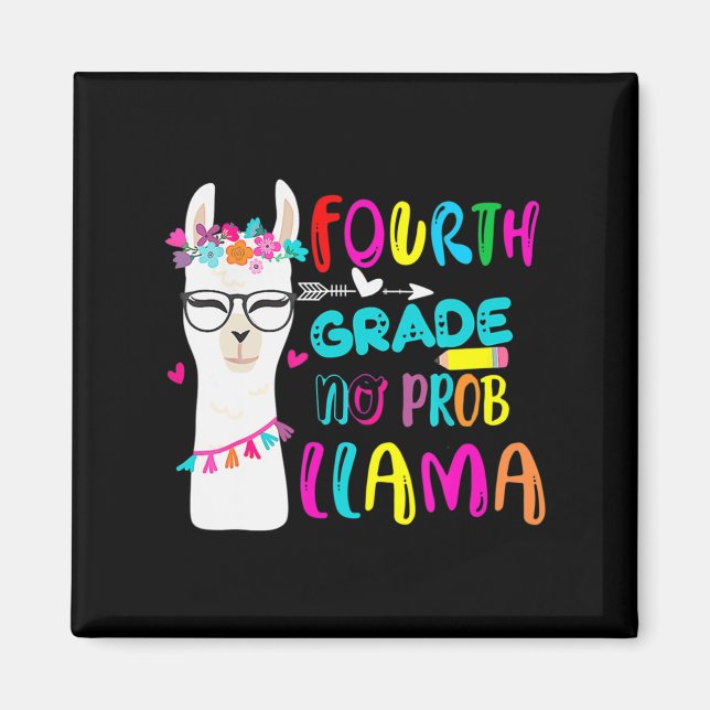 Íman Professora Prob Llama No 4º Grau Volta Ao (Frente)