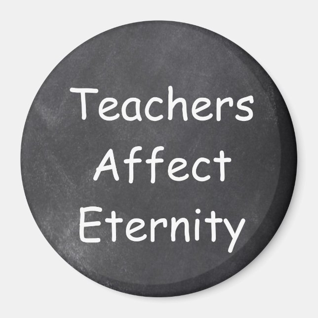 Íman Professores Afetam Presente de Design de Quadro de (Frente)