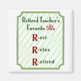 Íman Professores aposentados 3R - Magnet