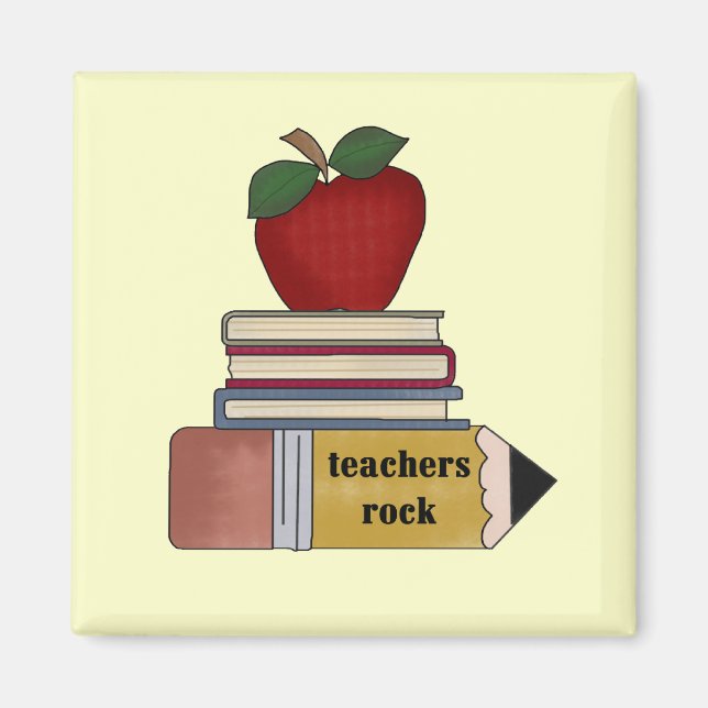 Íman Professores da Apple Rocham Camisetas e presentes (Frente)