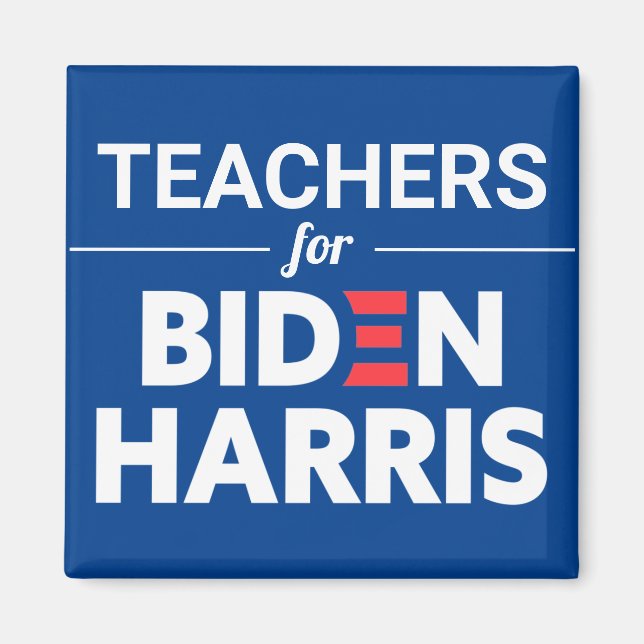 Íman Professores de Biden Harris Texto Personalizado Az (Frente)