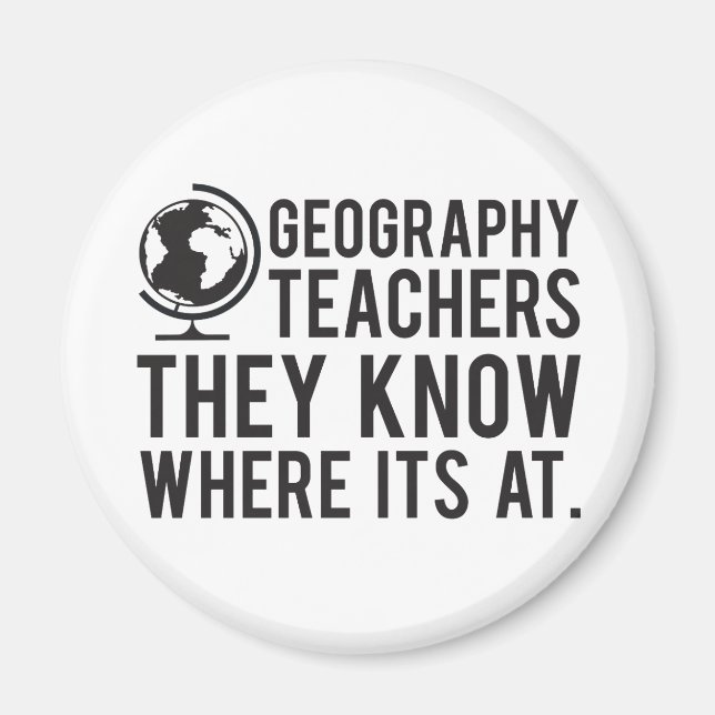 Íman Professores de Geografia, eles sabem onde está. (Frente)