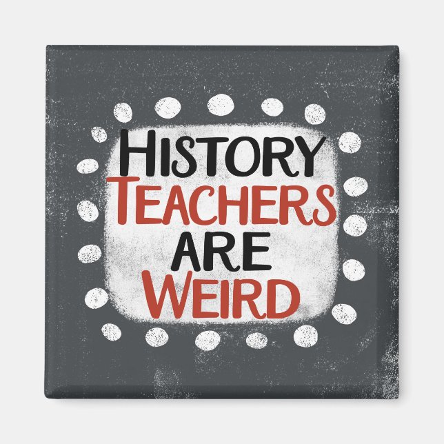 Íman Professores De História São Imagem De Frigorífico  (Frente)