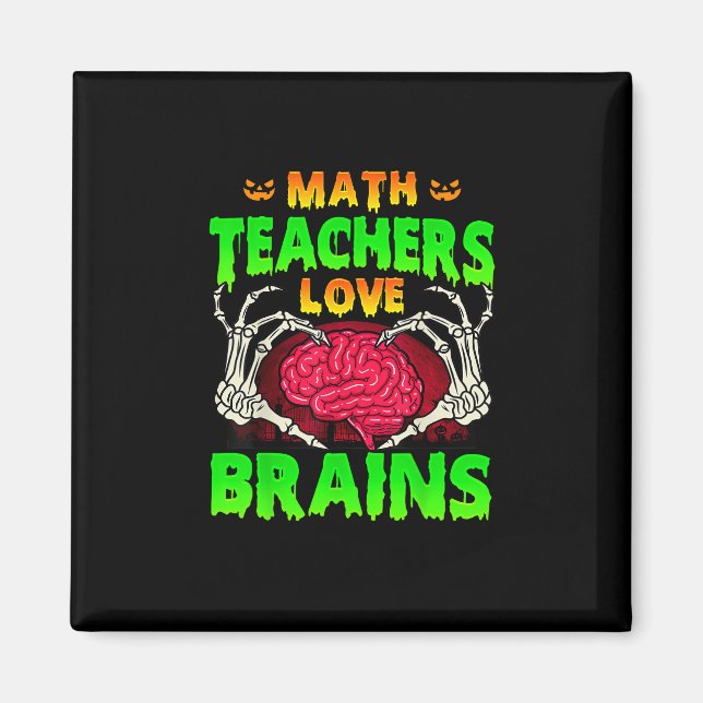 Íman Professores de Matemática Cérebros Esqueletos Hall (Frente)