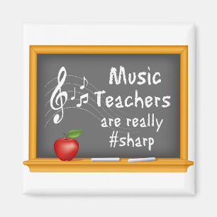 Íman Professores de Música são realmente # Sharp