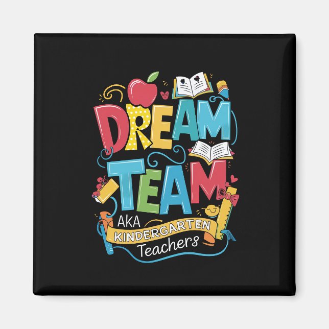 Íman Professores do Jardim de Infância do Dream Team de (Frente)