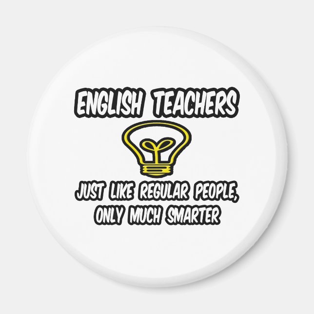 Íman Professores Ingleses... Como Pessoas Regulares, Ma (Frente)