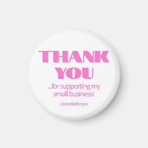 Íman Profissional Simples Moderno Rosa Neon Preto