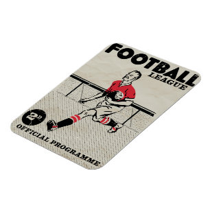 Íman Programa de futebol antigo