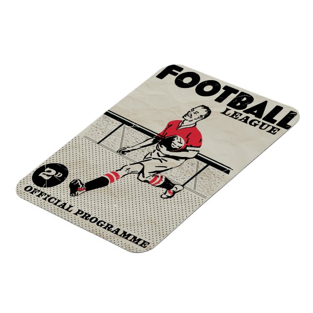 Íman Programa de futebol antigo (Left Side)