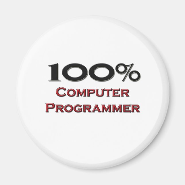 Íman Programador De Computador De 100% (Frente)