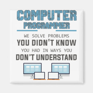 Íman Programador desenvolvedor cientista da computaçã