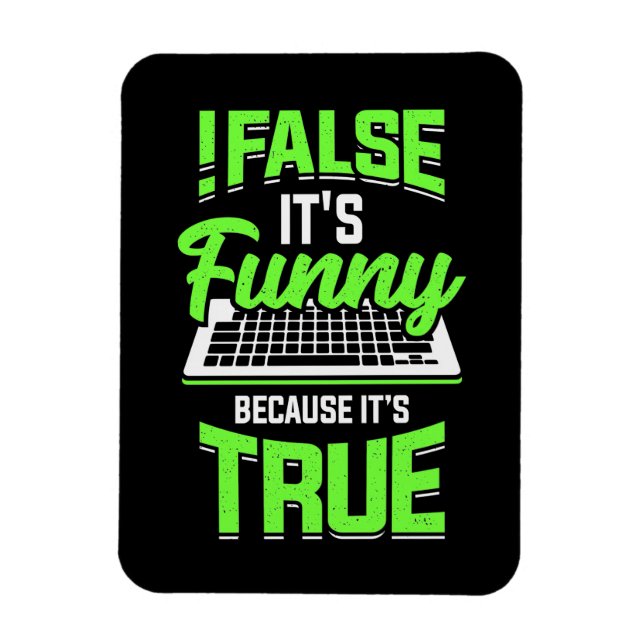 Íman Programador False É Engraçado (Vertical)