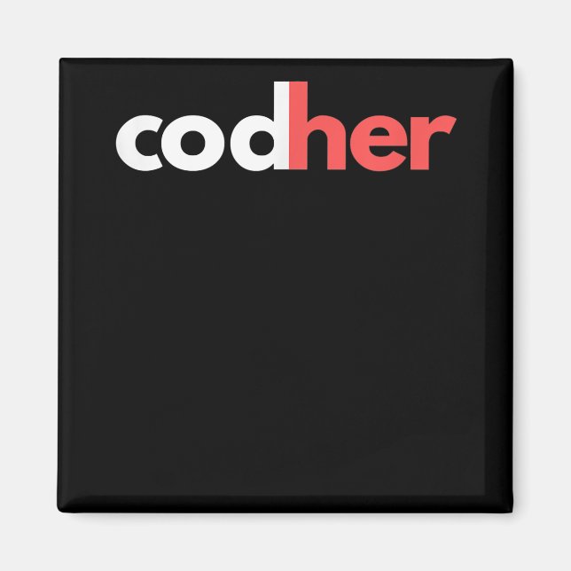 Íman Programadora da Codher Women Stem Engenheiro Amant (Frente)