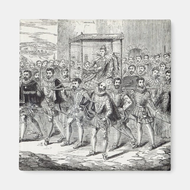 Íman Progresso estatal da Rainha Elizabeth (Frente)