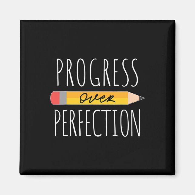 Íman Progresso Motivacional em Perfeição de volta a Sch (Frente)