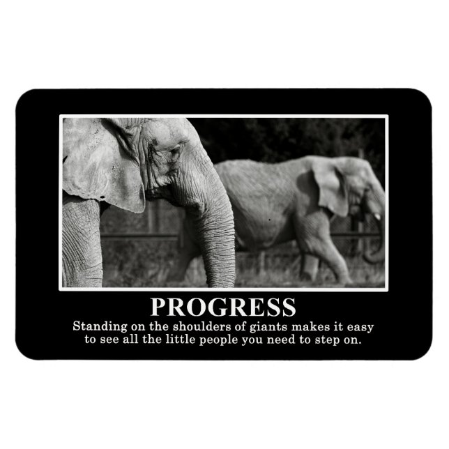 Íman Progresso por estar em pé sobre os Ombros dos Giga (Horizontal)