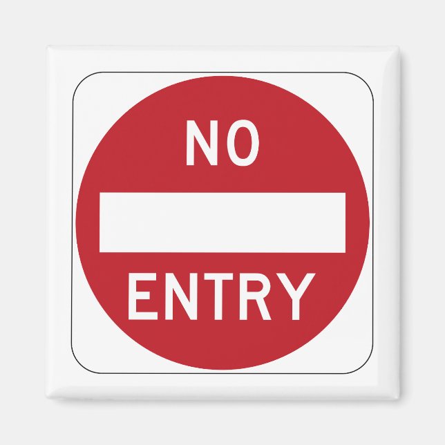 Íman Proibida a Entrada (Frente)