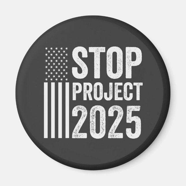 Íman Project 2025 Trump American Republican USA (Frente)