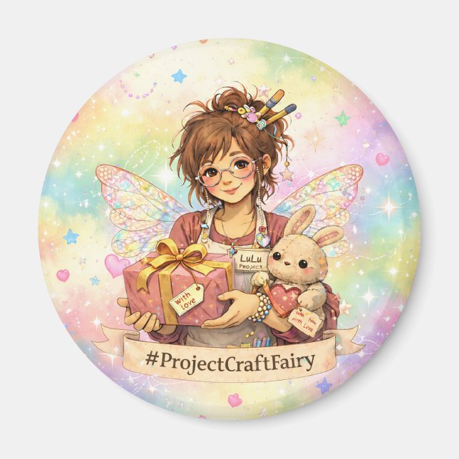 Íman #ProjectCraftFairy - Craft Community Fundraising (Frente)