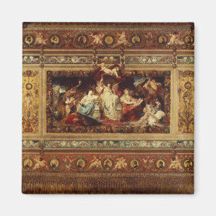 Íman Projete para a cortina na ópera de Dresden