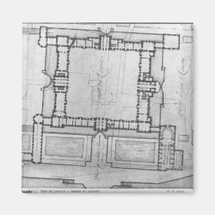 Íman Projete para as construções orientais do Louvre