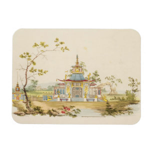 Íman Projete para um templo chinês, c.1810 (caneta &