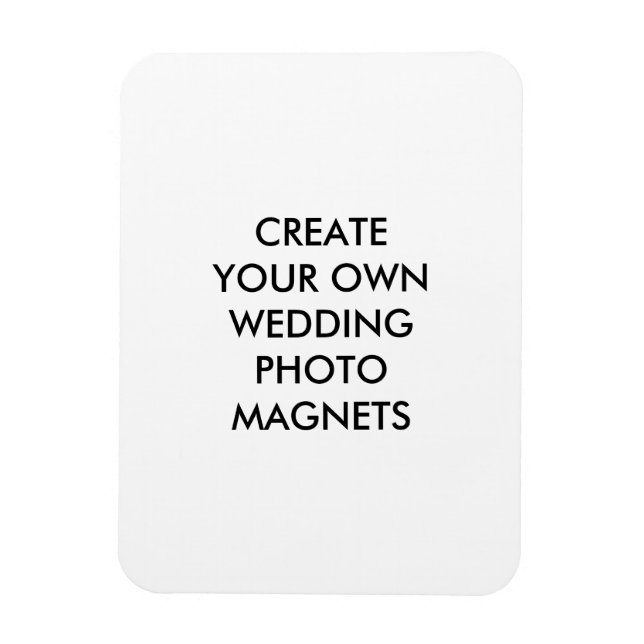 Íman Projete seus próprios ímãs da foto do casamento (Vertical)