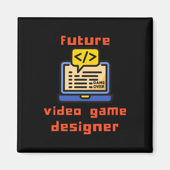 Íman Projetista de Jogos Eletrônicos Programador Codifi (Frente)