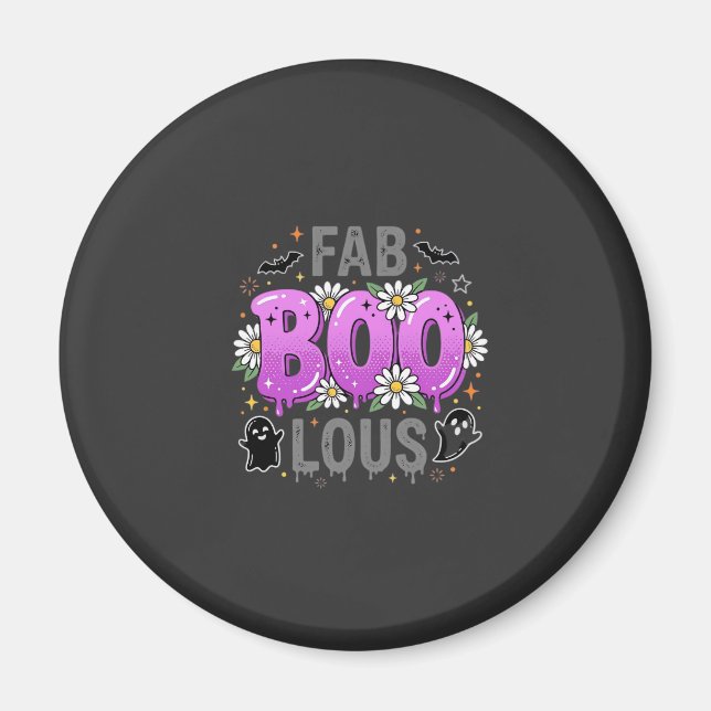 Íman Projeto de Fantasma de Halloween Fab Boo Lous_1 (Frente)