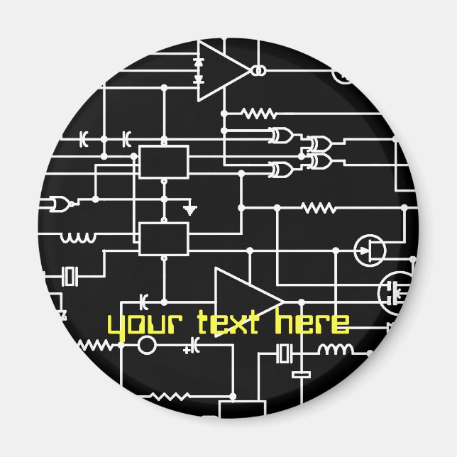 Íman projeto eletrônico (Frente)