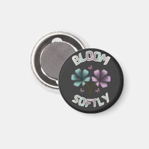 Íman Projeto Floral de Primavera Bloom Softly Pastel Co