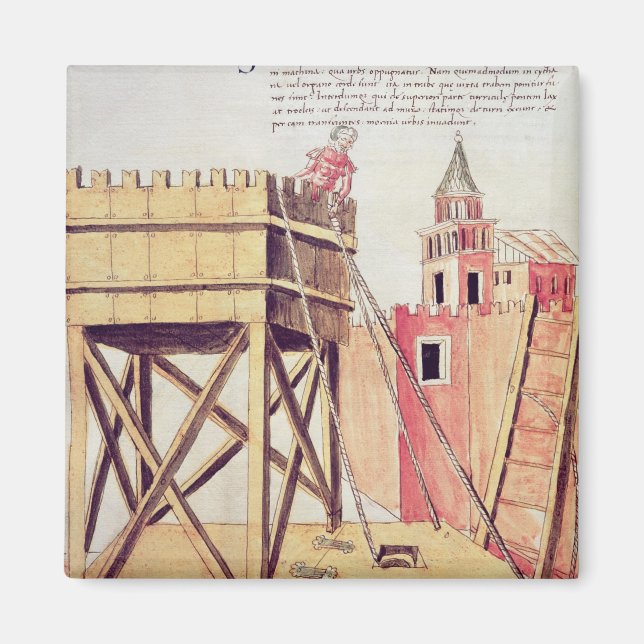 Íman Projeto para uma torre de cerco (Frente)