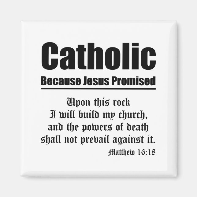 Íman Promessa Católica (Frente)