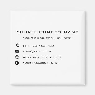 Íman Promocional da empresa personalizado - moderno