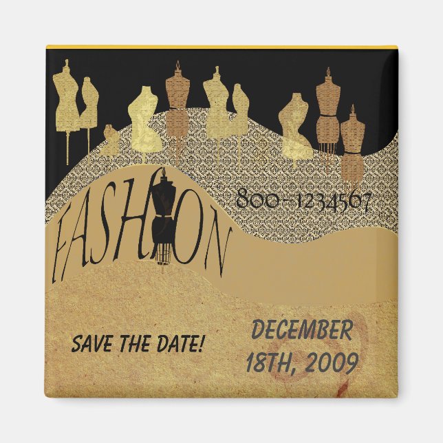 Íman Promocional de Beleza Empresarial (Frente)