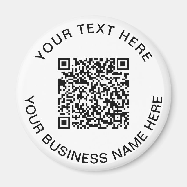 Íman Promocional de Código QR (Frente)