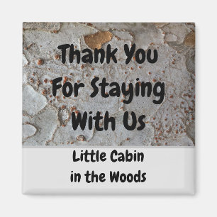 Íman Promocional de Fotografia do Latido de Árvore Rent